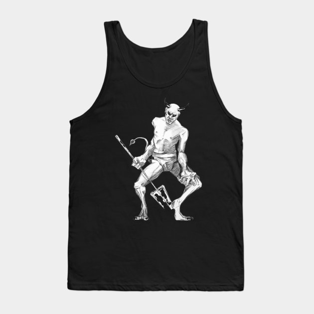 Demon Tank Top by Cryptid Kitty